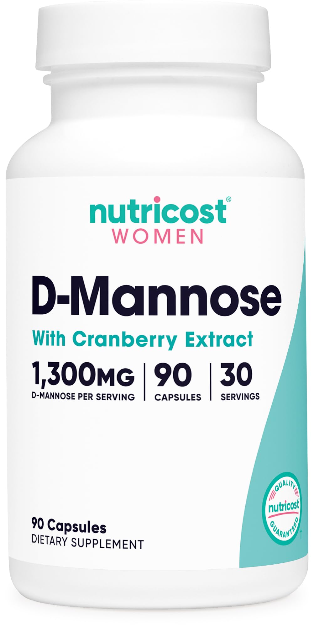 Nutricost D-Mannose with Cranberry Extract for Women Powder 3.5 Ounce