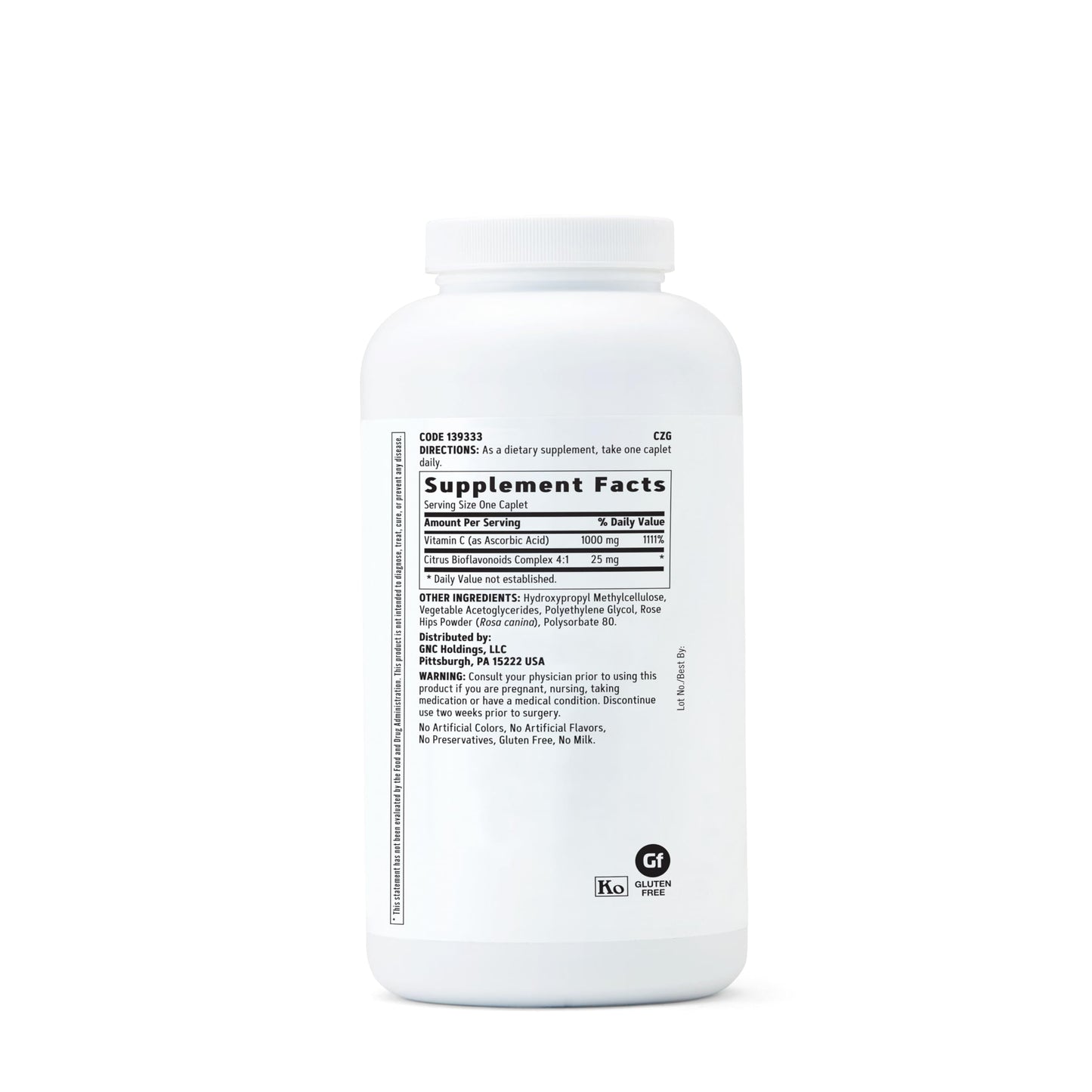 GNC Vitamin C 1000mg Timed Release Caplets, 360 Count