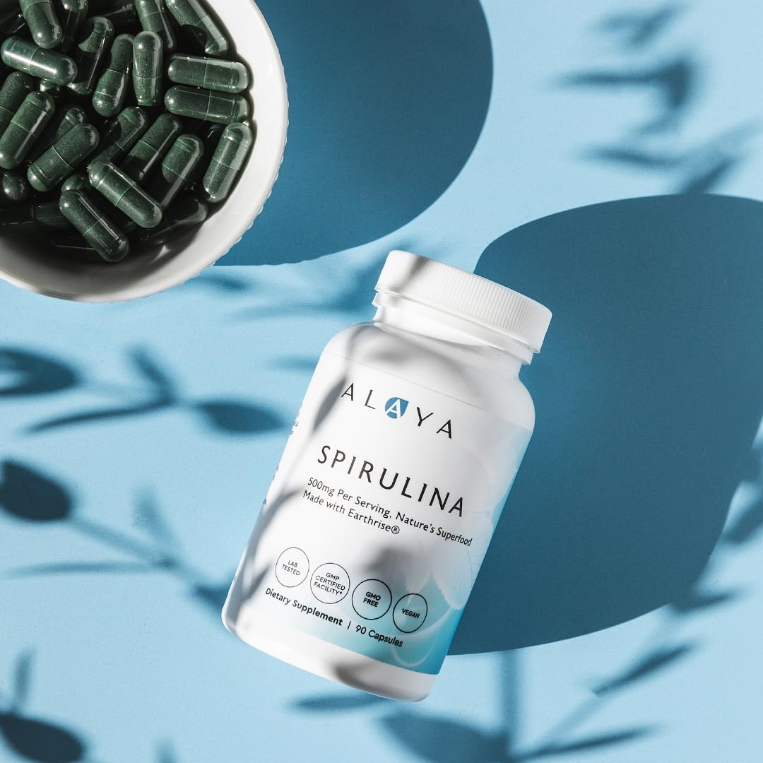 Alaya Naturals Pure Spirulina Capsules 90 Capsules