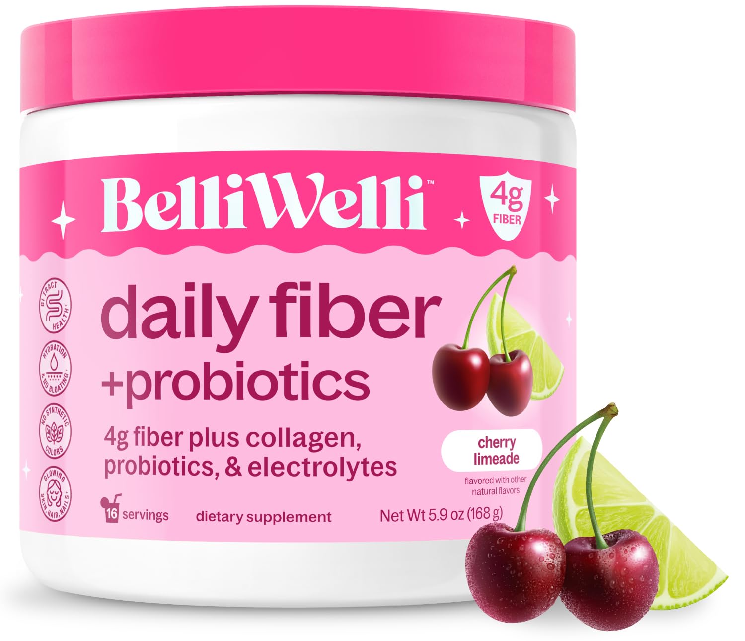 Belli Welli Fiber Supplement Powder 5.9 Ounce