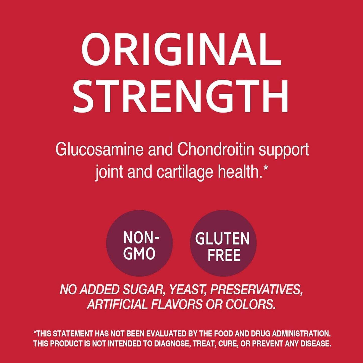 21st Century Glucosamine Chondroitin Original Strength Joint Health Supplement for Adults 200 Capsules