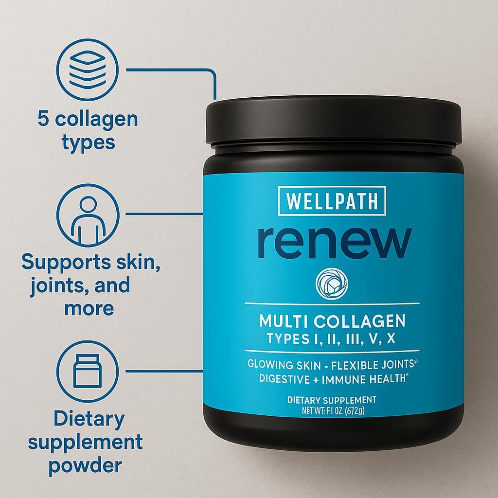 WellPath Multi Collagen Peptides Powder 11 oz