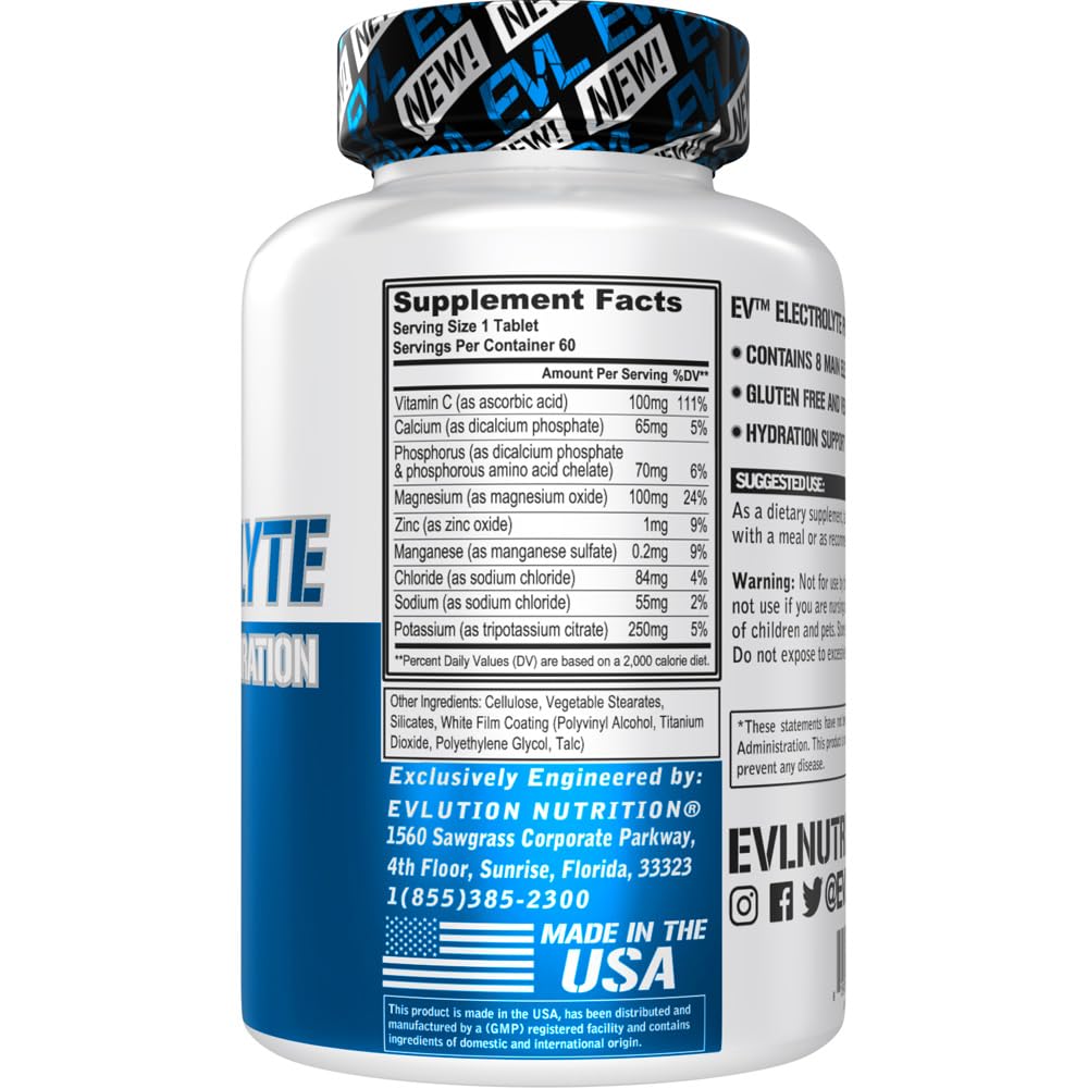 Evlution Electrolyte Tablets 60 Tablets