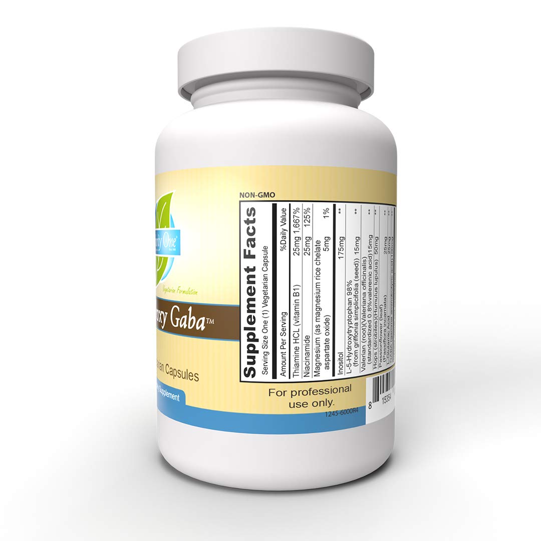 Priority One 5-Hydroxy GABA (Gamma Aminobutyric Acid) (5HTP) Capsules, 90 Count