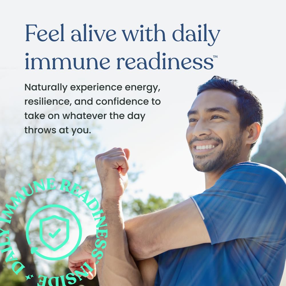 Better Way Health Advanced Immune Readiness 1,3/1,6 Beta Glucan with Vitamin C, Selenium & Resveratrol Capsules, 60 Capsules