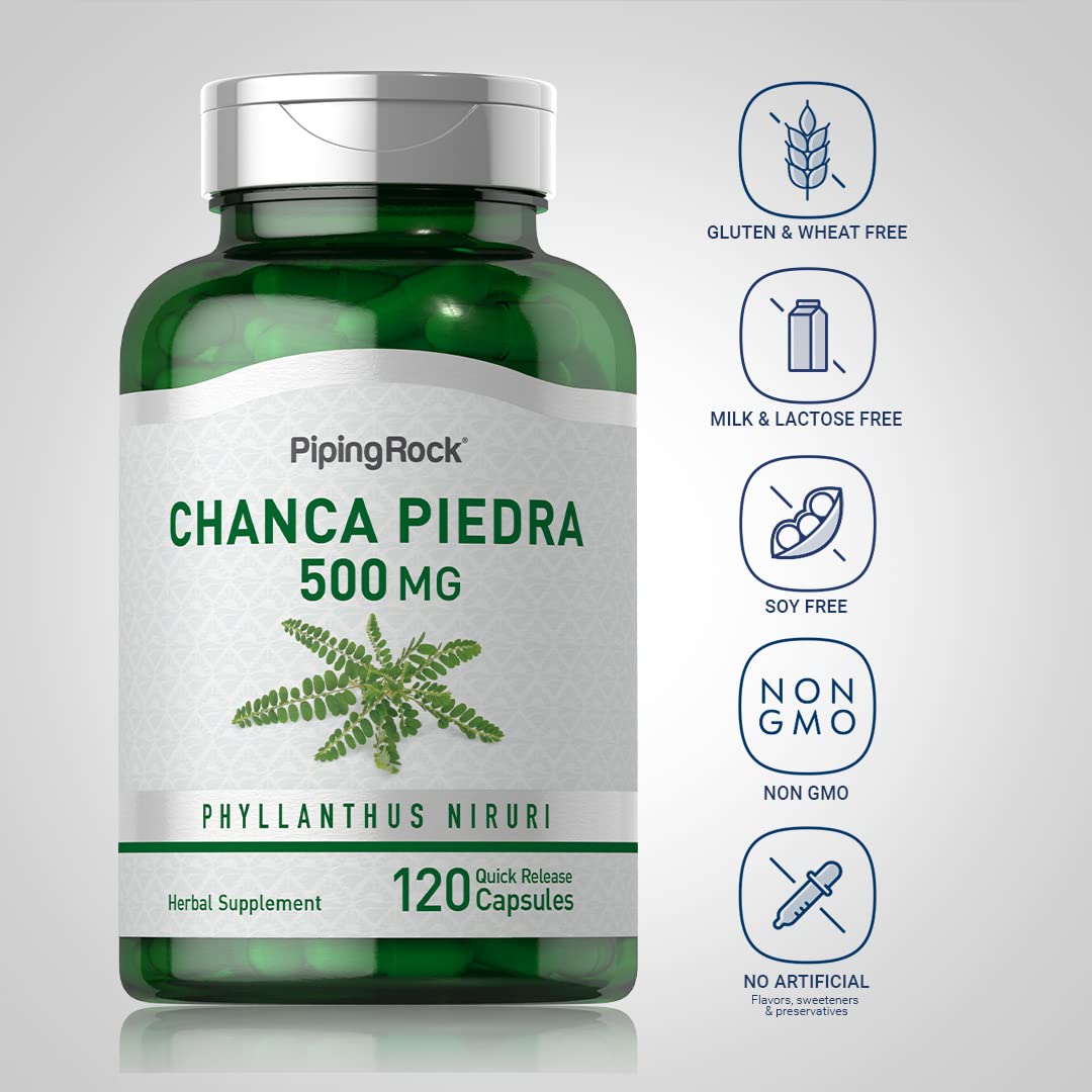 Piping Rock Chanca Piedra 500mg Capsules 120 Count