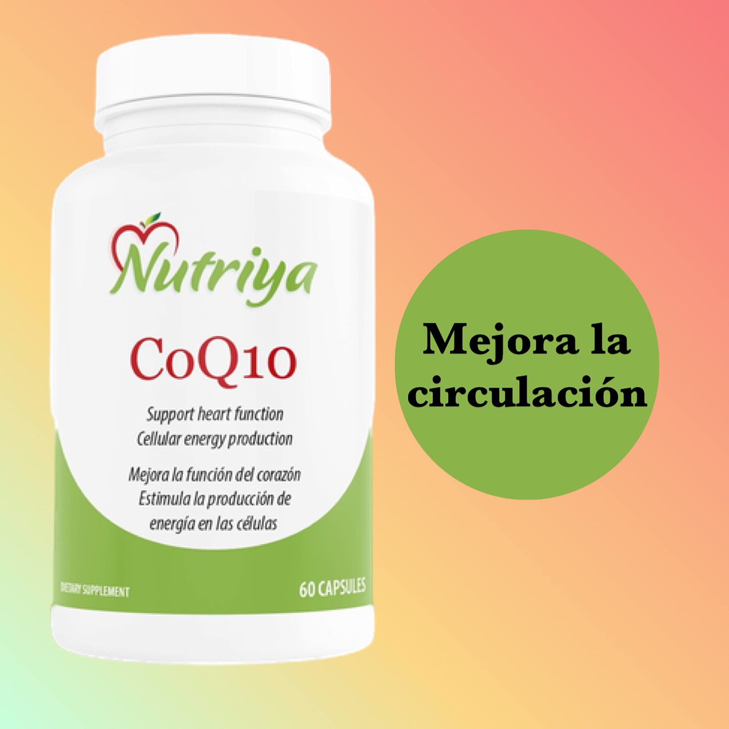 Nutriya CoQ10 Capsule, 60 Count