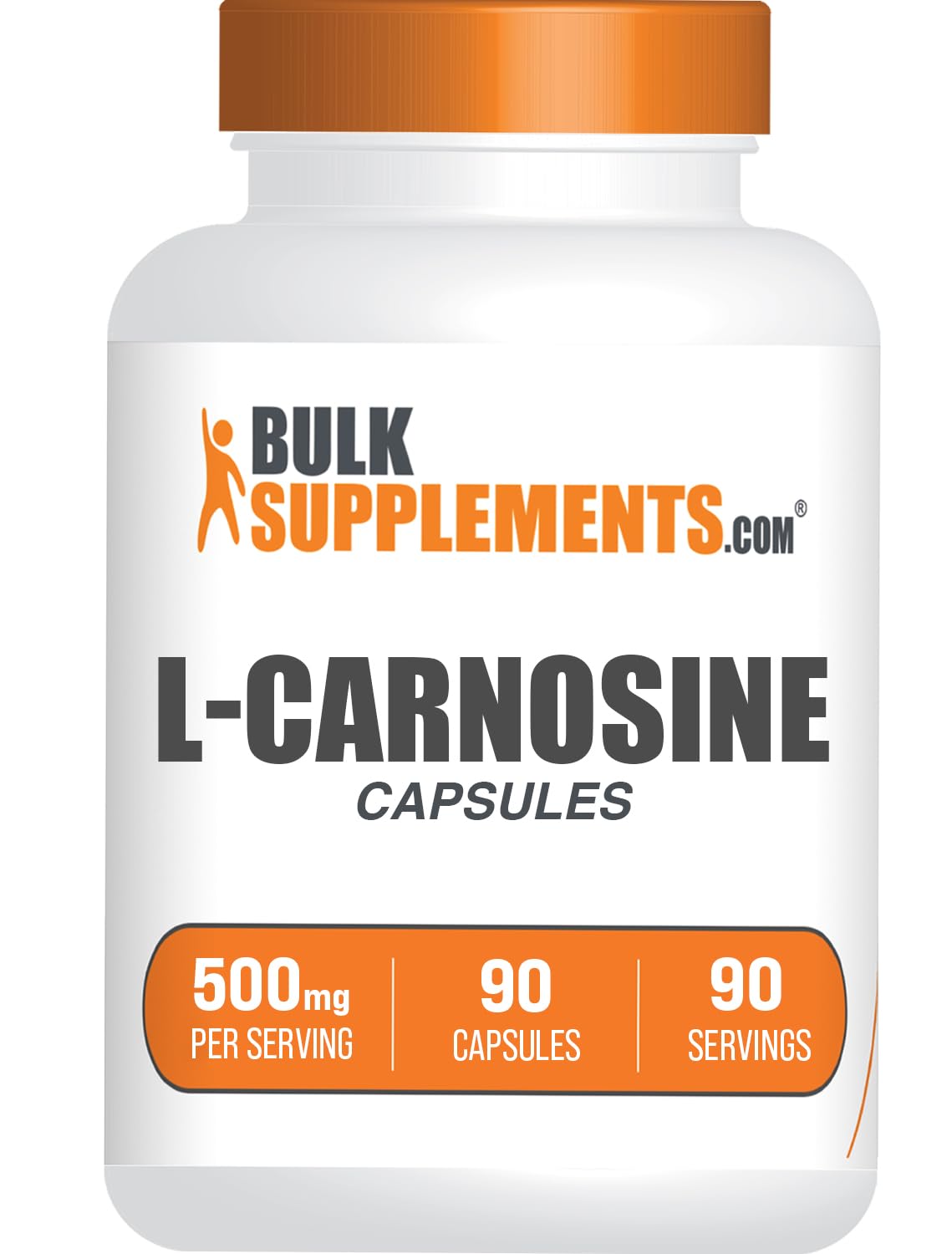 BulkSupplements L-Carnosine 90 Capsules