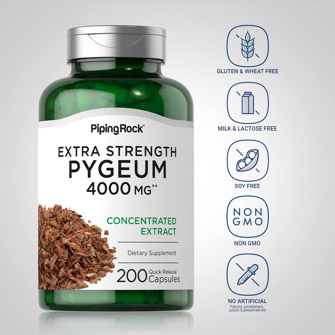 Piping Rock Pygeum Supplement Capsule 200 Count