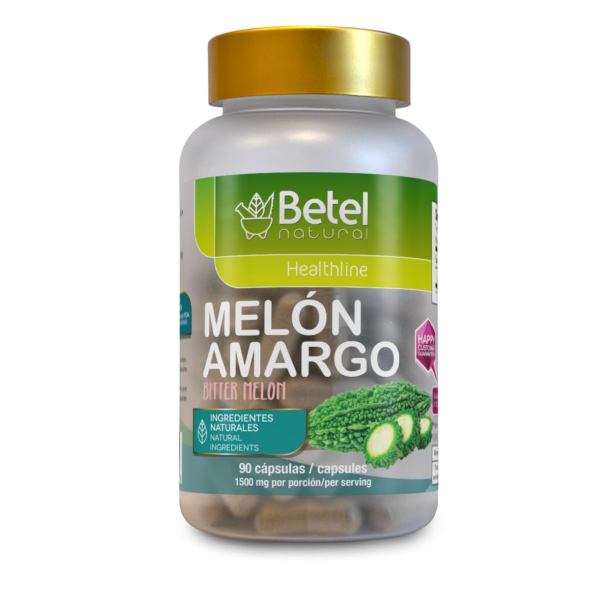 Betel Natural Premium Melon Amargo (Bitter Melon) Capsules 1 Count