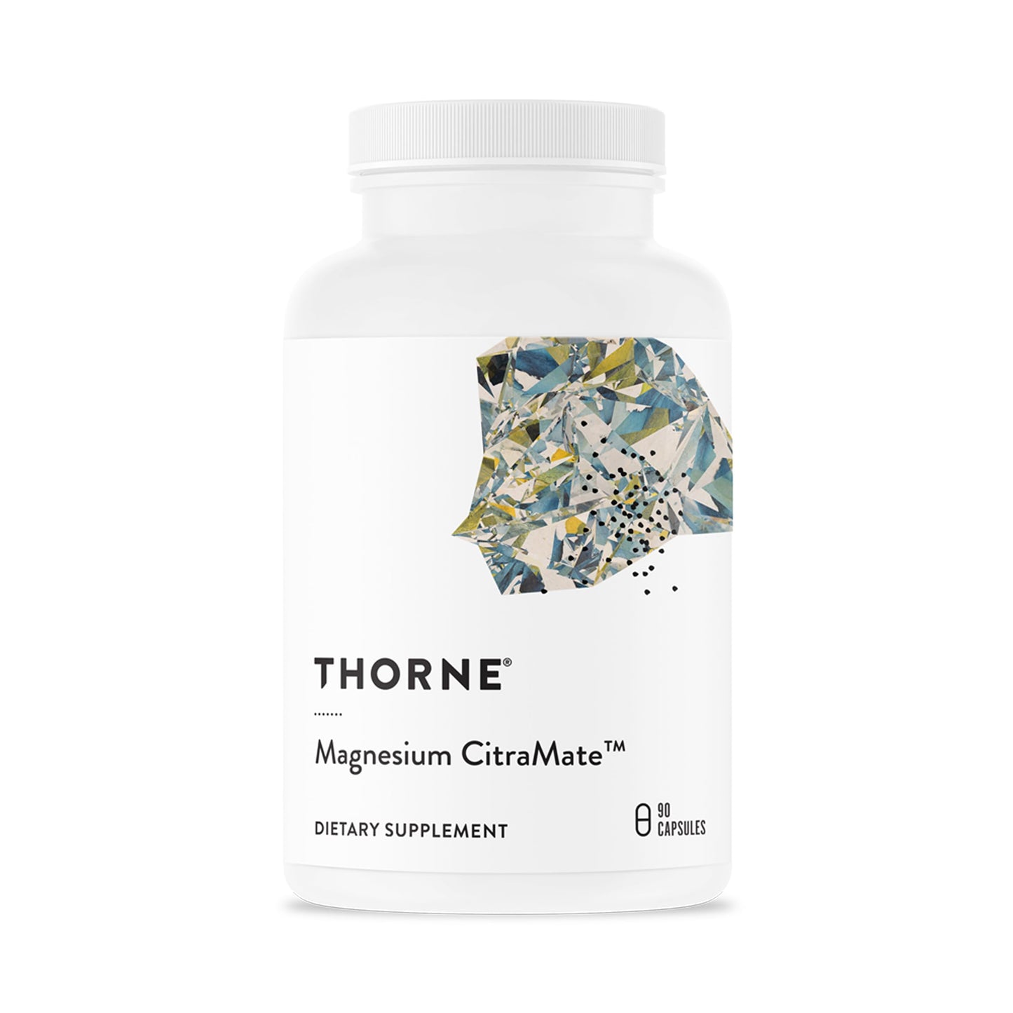 THORNE Magnesium CitraMate Magnesium Citrate & Malate Supplement 90 Capsules