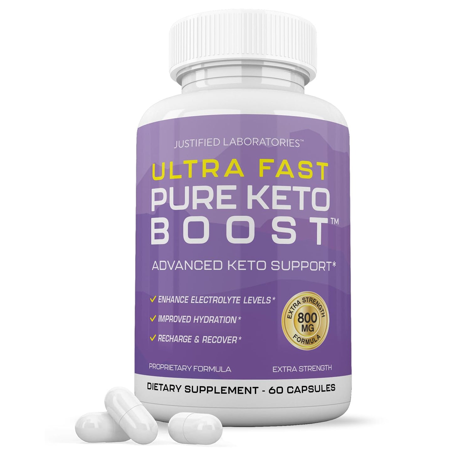 Justified Laboratories Ultra Fast Pure Keto Boost Capsules 60 Capsules