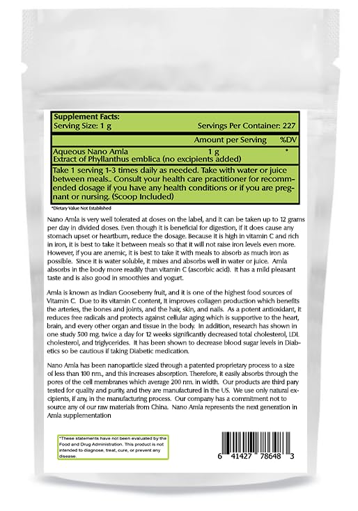 One Planet Nutrition Nano Amla Powder 8 oz