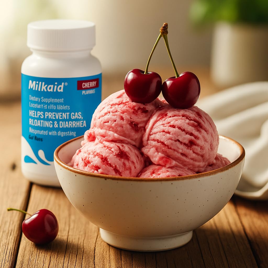 Milkaid Lactase Enzyme Chewable Tablets, 120 Tablets