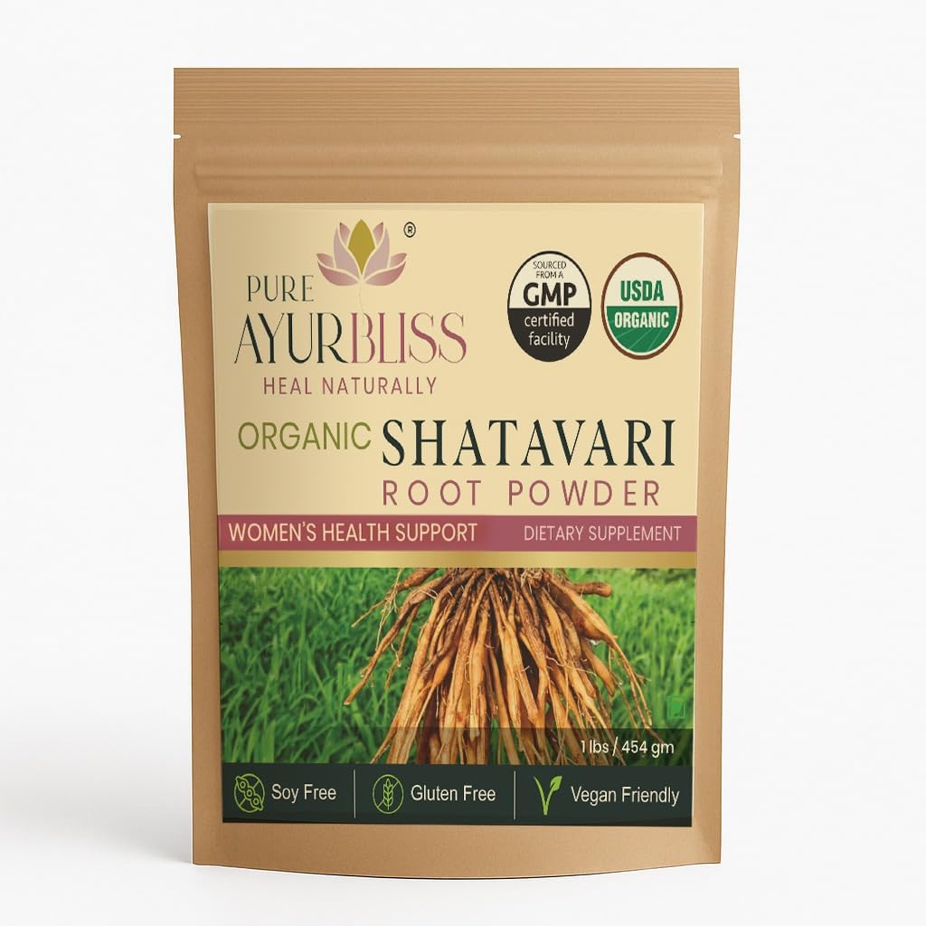 PureAyurbliss Shatavari Root Powder 16 oz