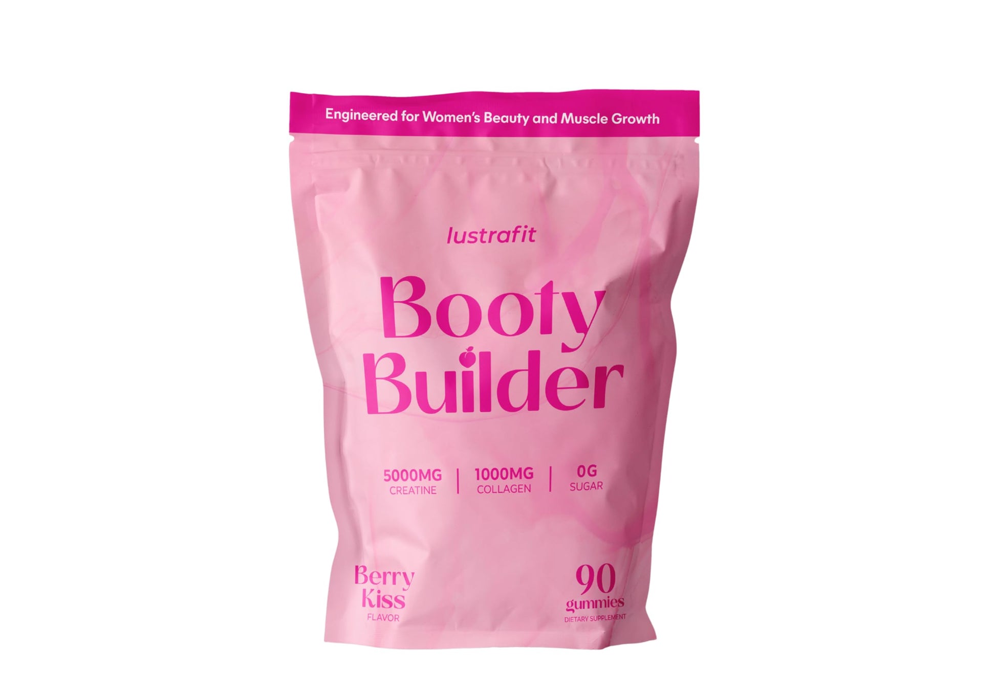 Lustrafit Booty Gummies - Booty & Glute Builder Creatine Gummies with Collagen for Women, 90 Gummies