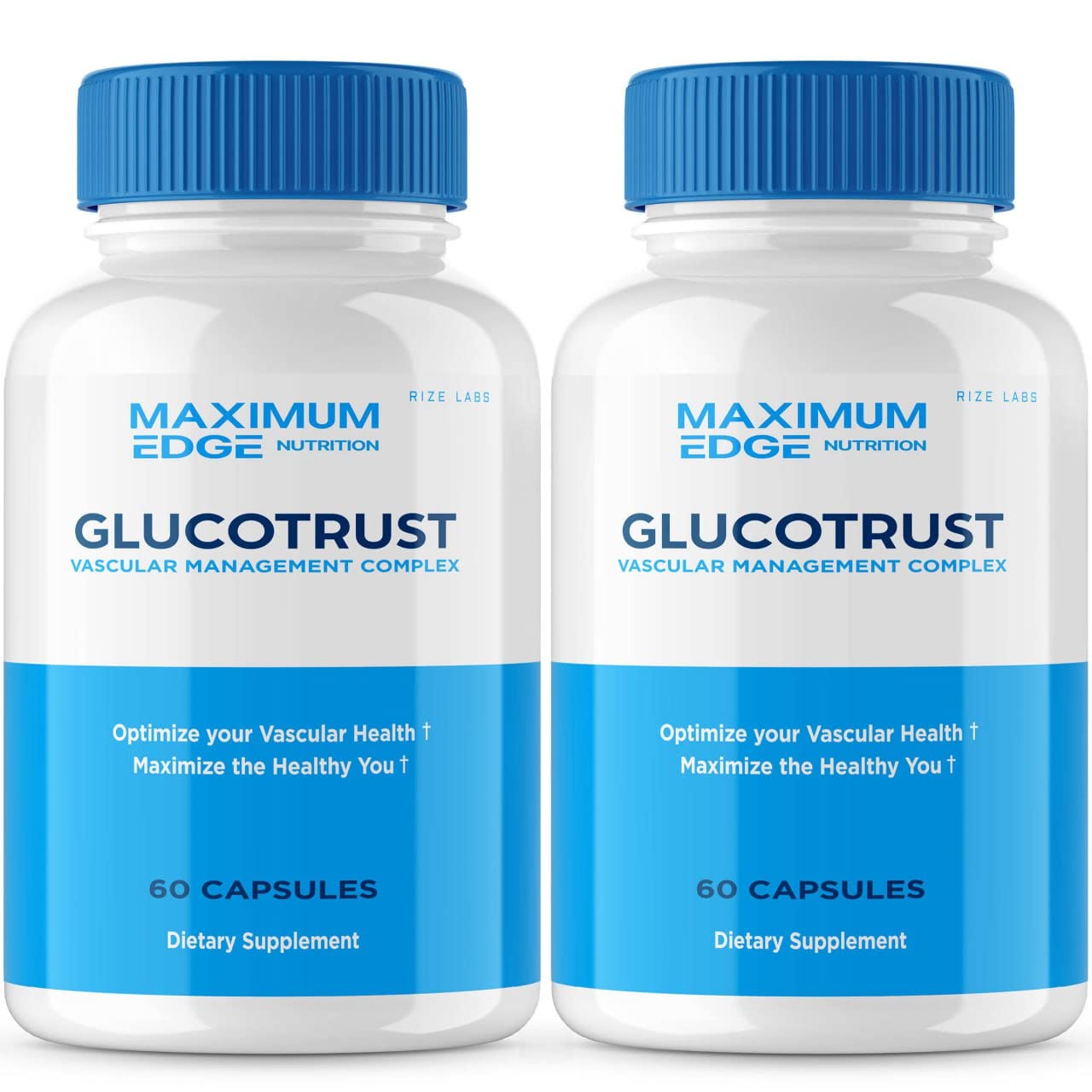 rize labs Glucotrust Supplement 120 Capsules