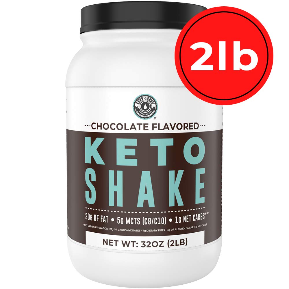 Left Coast Performance Keto Meal Replacement Shakes Powder 32