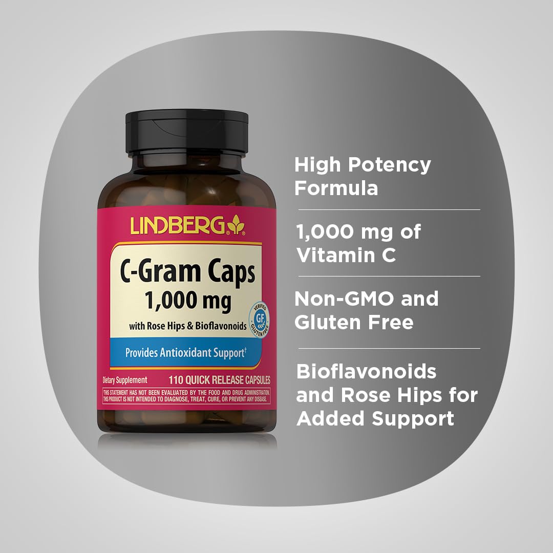 Piping Rock Vitamin C 1000mg 110 Capsules