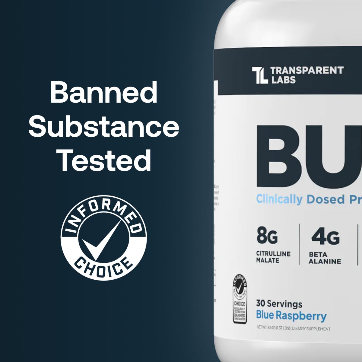 Transparent Labs Bulk Pre Workout Powder 22.64