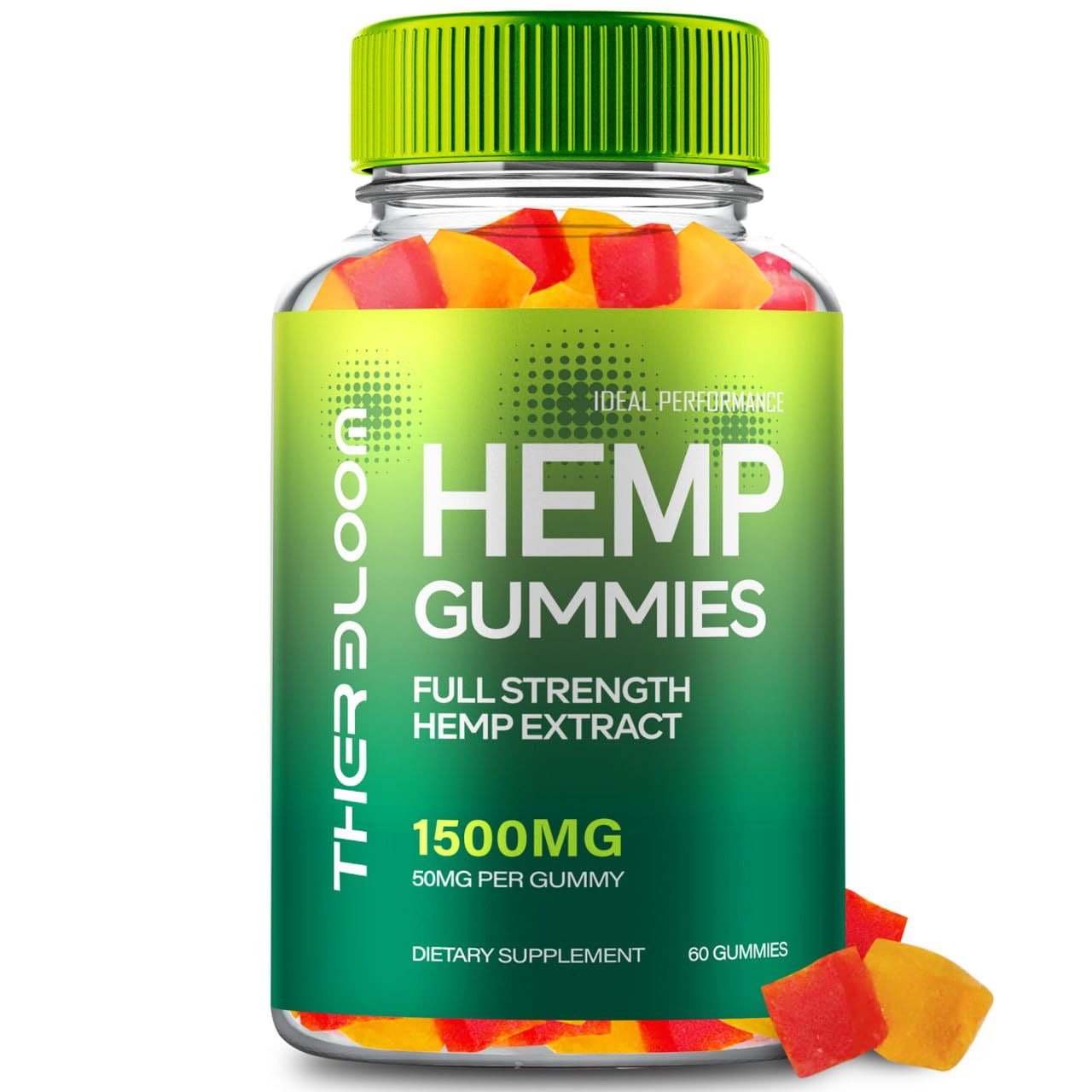IDEAL PERFORMANCE TherBloom Hemp Gummies 60 Gummies