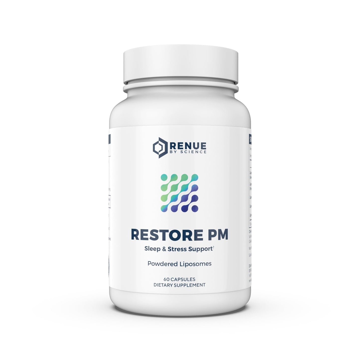 Renue By Science Restore PM Liposomal Melatonin GABA Supplements Capsules 60 Count