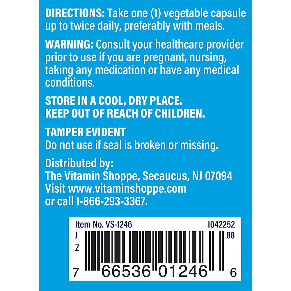 The Vitamin Shoppe C-1000 Vitamin C 1000mg, Vegetarian Capsules, 100 Count