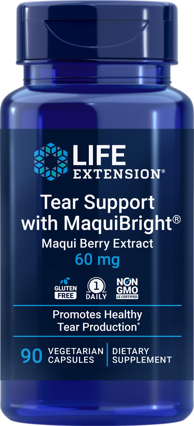 Life Extension Tear Support with MaquiBright Capsules, 90 Count