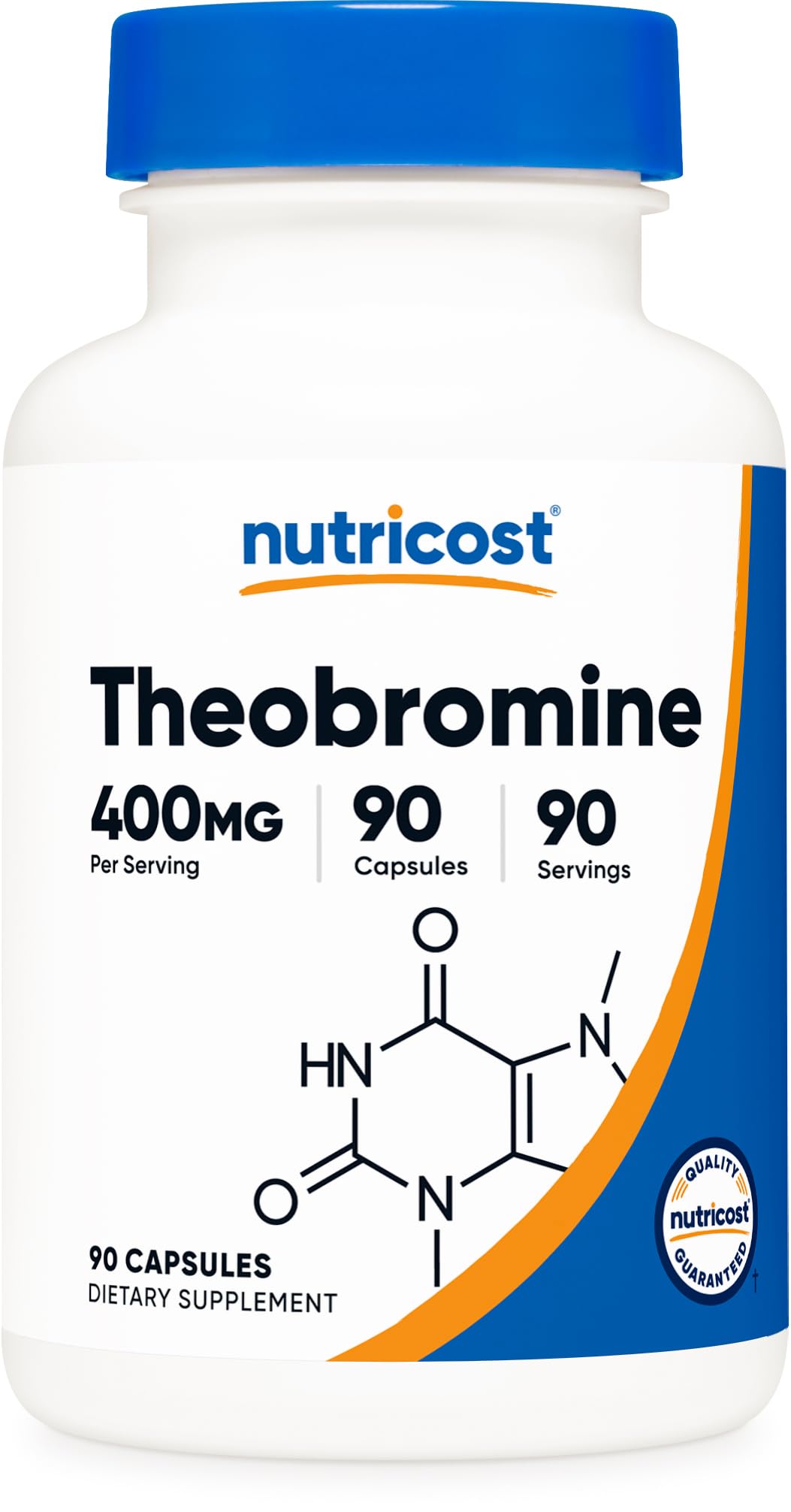 Nutricost Theobromine 400mg Capsules, 90 Count