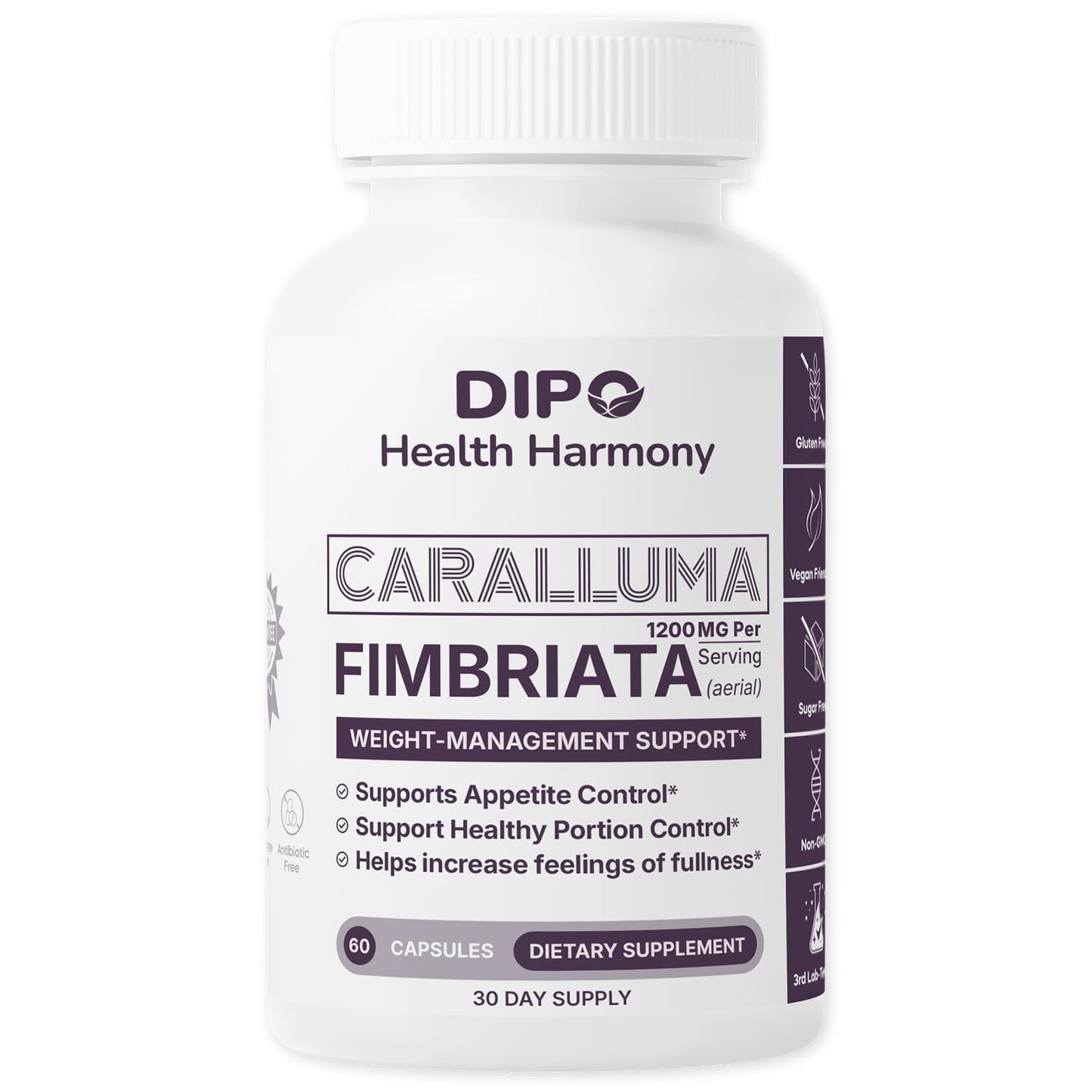 DIPO HEALTH HARMONY Caralluma Fimbriata 1200mg Capsule 60 Count