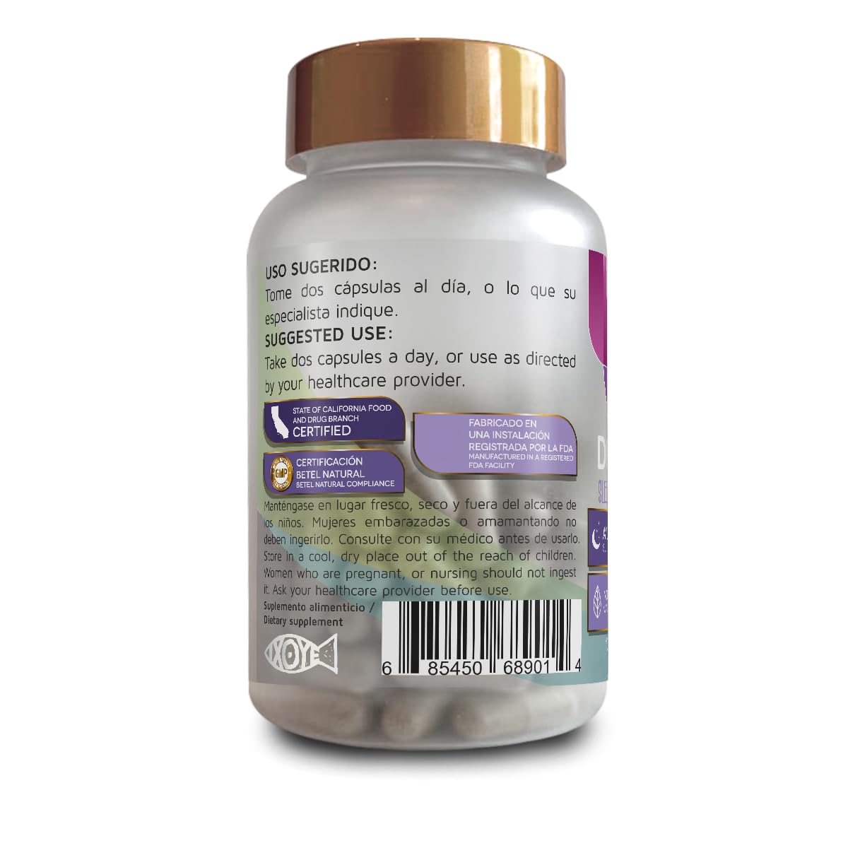Betel Natural Dormimax Natural Herbs with Melatonin, 90 Capsules