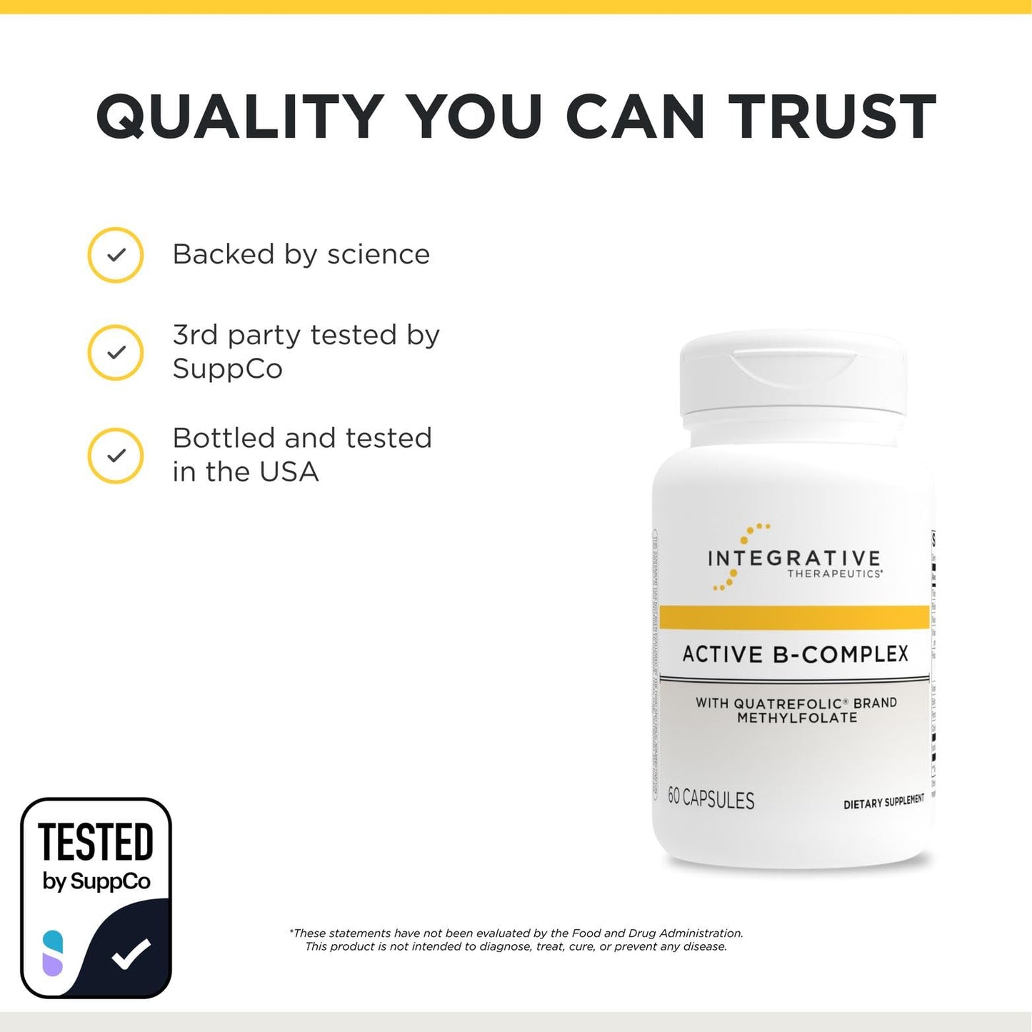 Integrative Therapeutics Active B-Complex Capsule 60 Count