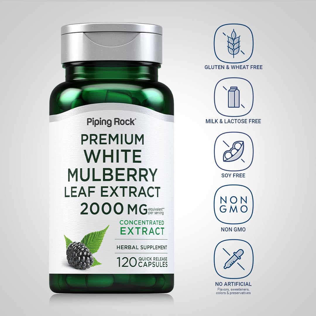 Piping Rock Mulberry Leaf Extract Capsules 120