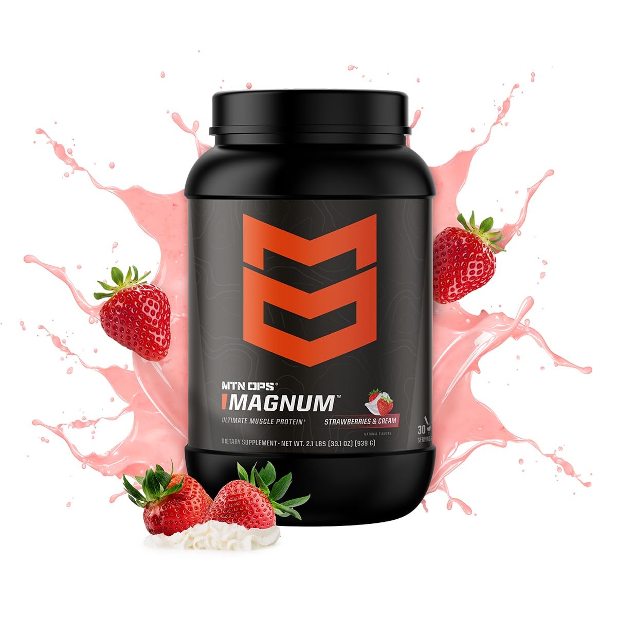 MTN OPS Magnum Whey Protein Powder, 33.1 oz