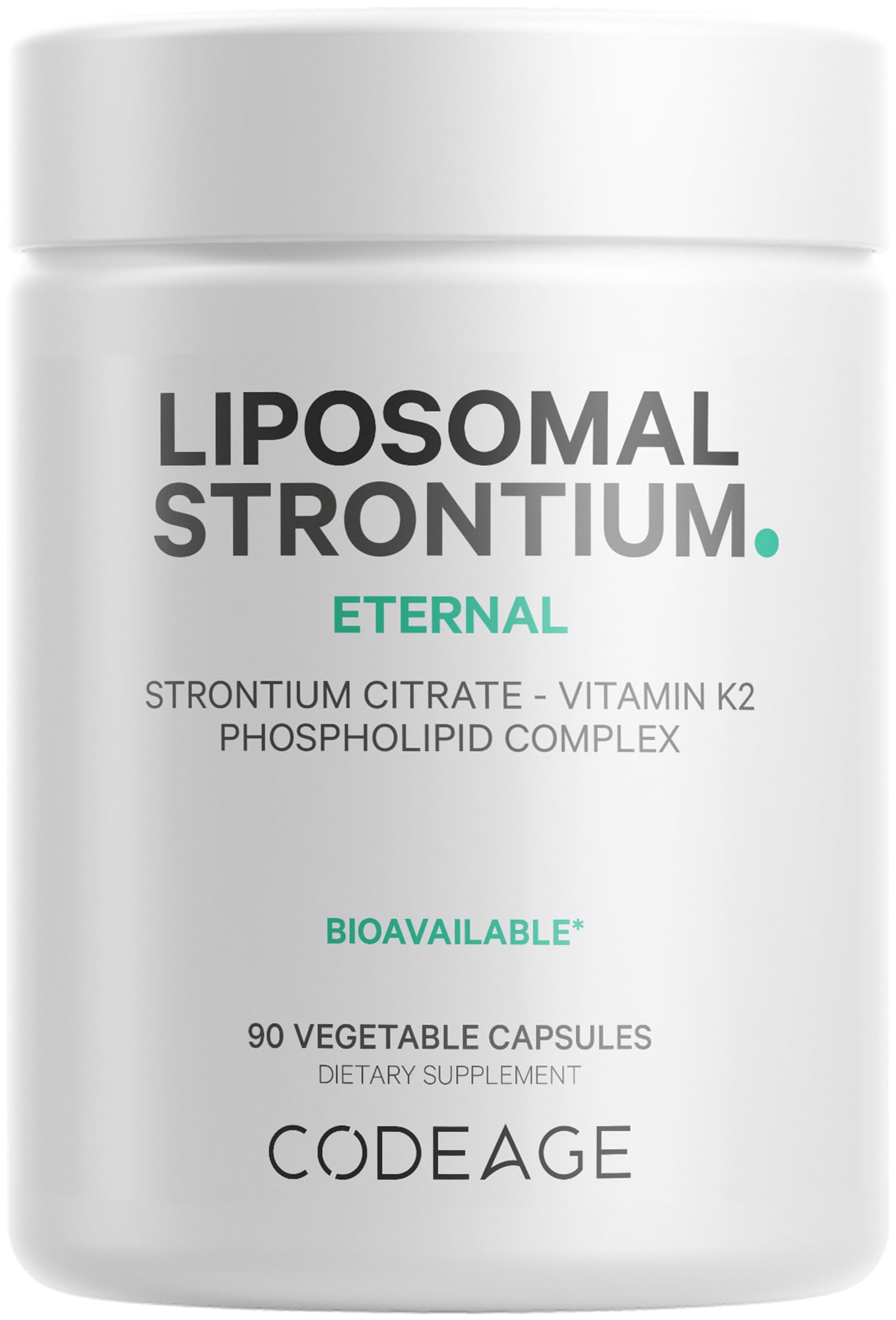 Codeage Liposomal Strontium Supplement, 90 Capsules