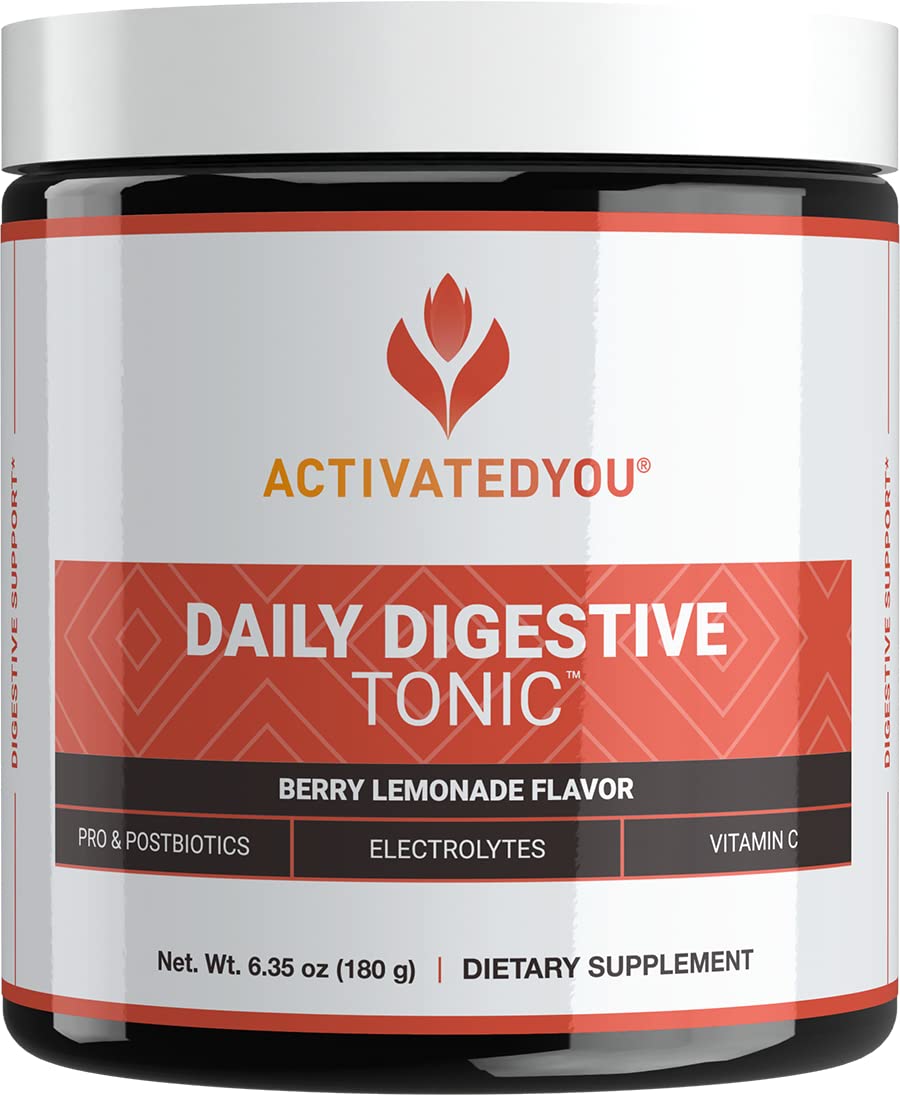 ACTIVATEDYOU Daily Digestive Tonic Powder 6.35 Ounces