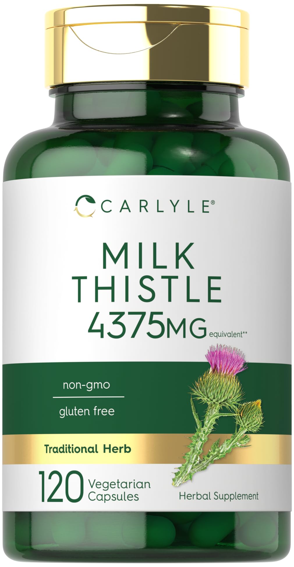 Carlyle Milk Thistle Supplement 120 Capsules