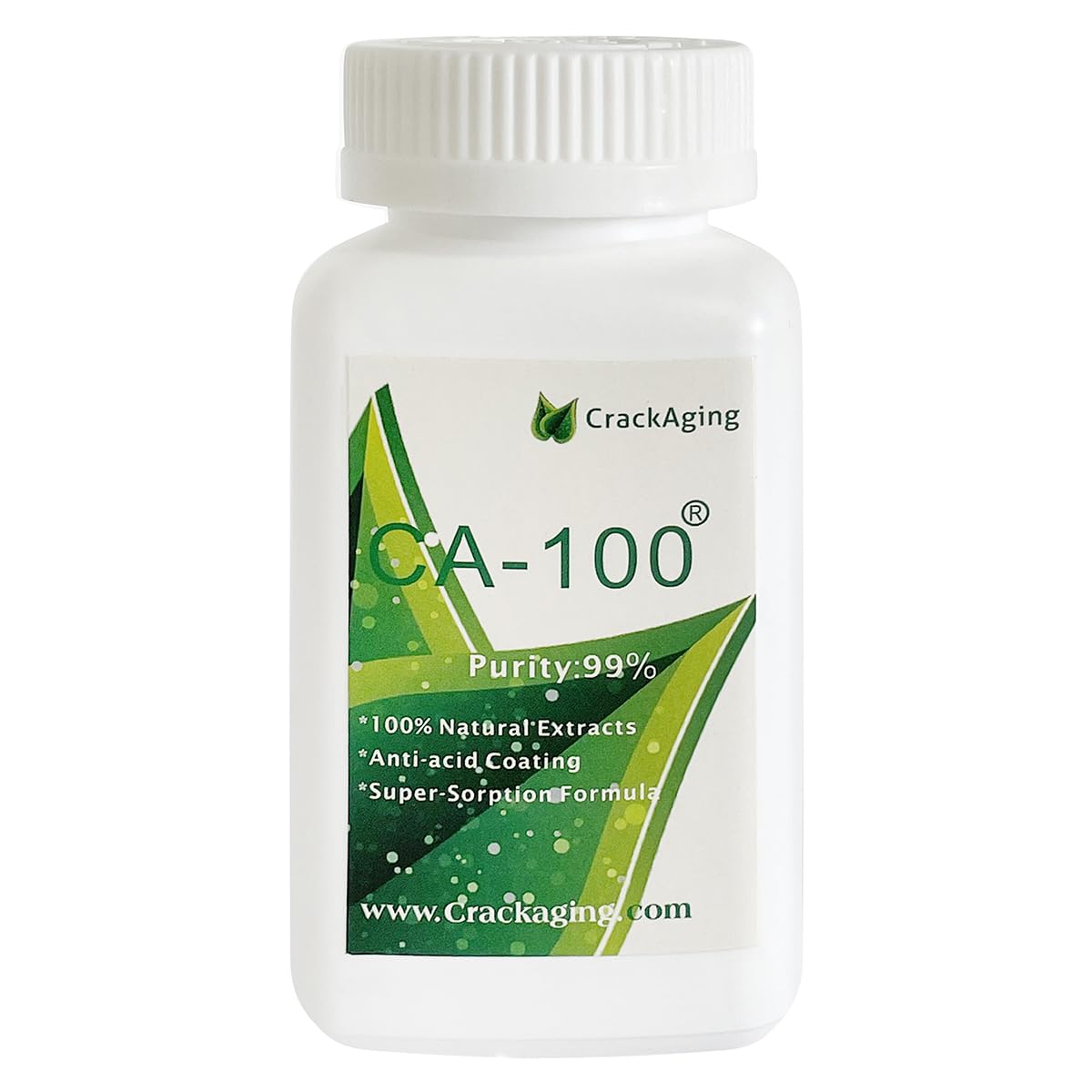Crackaging CA-100 Super-Absorption Cycloastragenol 10mg Capsule, 1 Count
