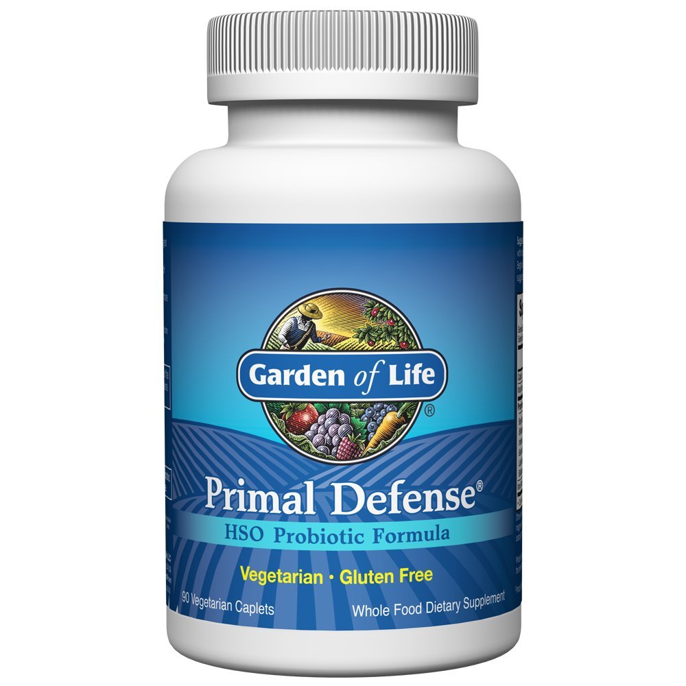 Garden of Life Primal Defense HSO Probiotic Formula, Vegetarian Tablets, 90 Count