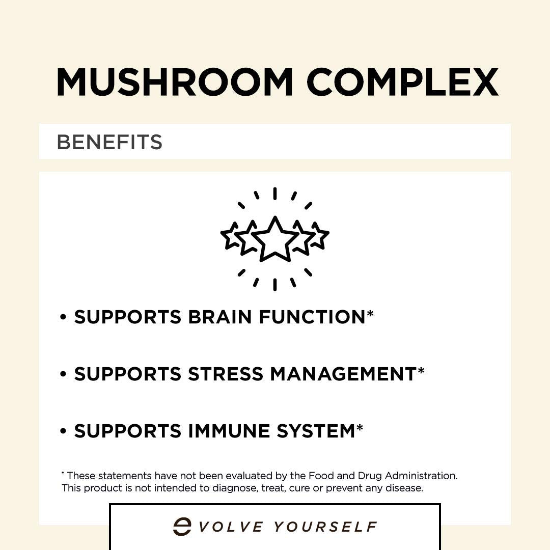 Selfevolve Mushroom Complex Capsule 60 Count