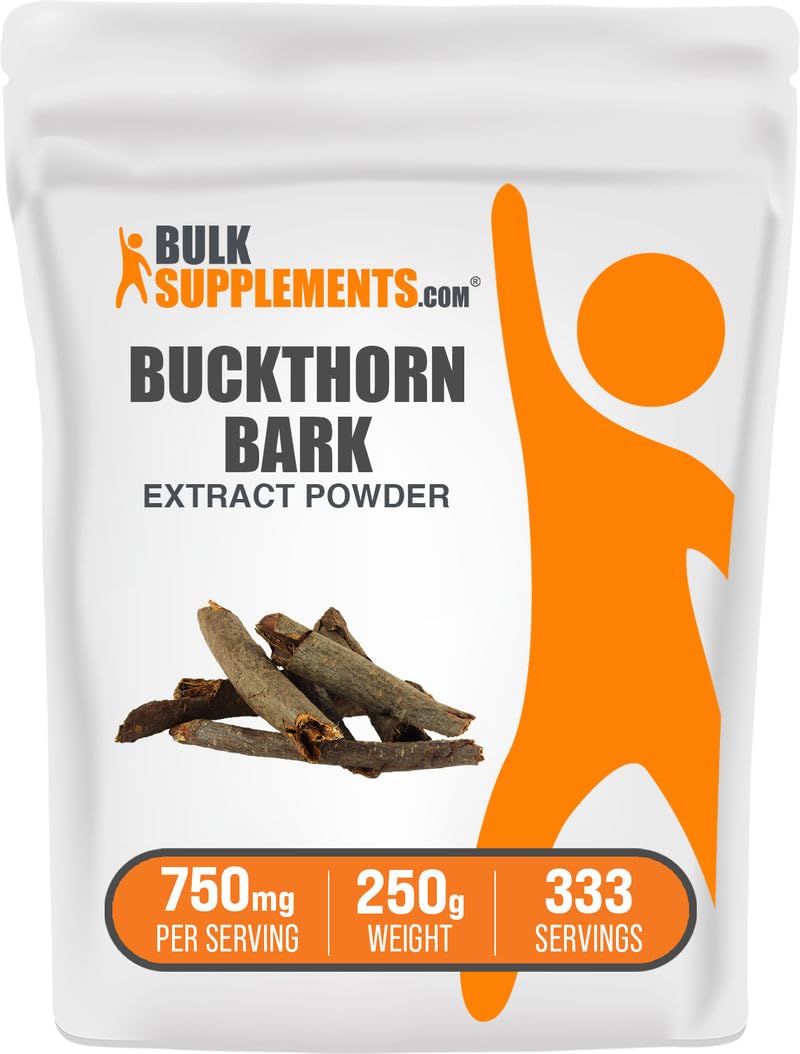 BulkSupplements Buckthorn Bark Extract Powder, 8.82 oz (Pack of 1)