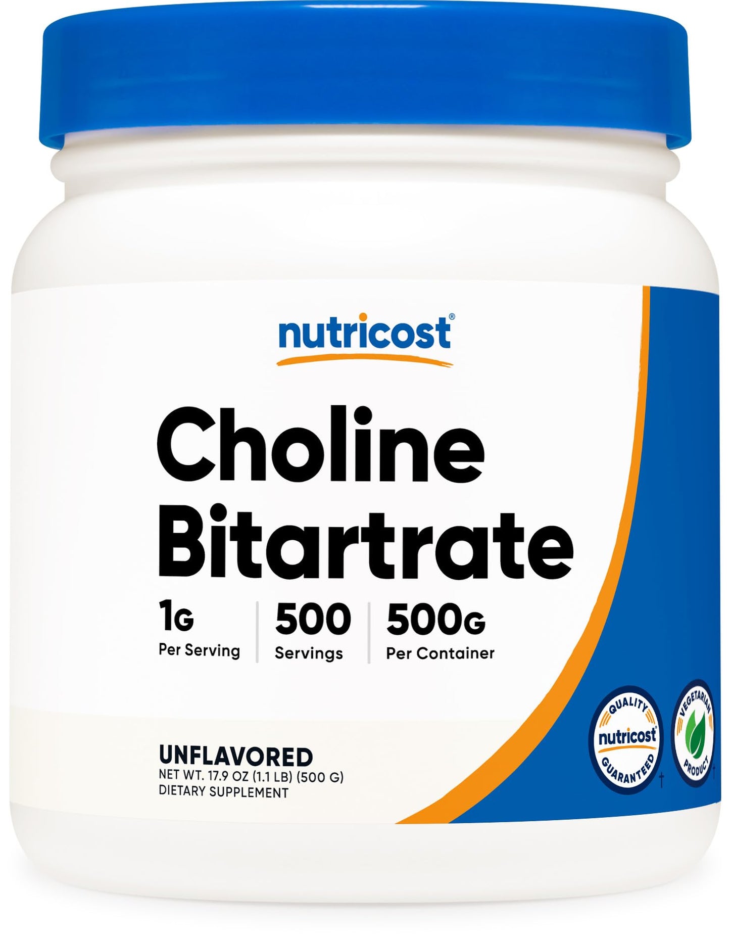 Nutricost Choline Bitartrate Powder 17.9 Ounce