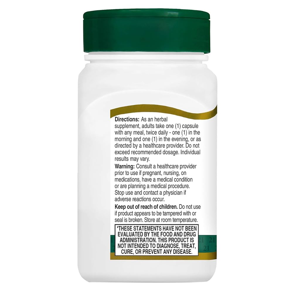 21st Century Ginkgo Biloba Extract Memory & Focus, 60 Capsules