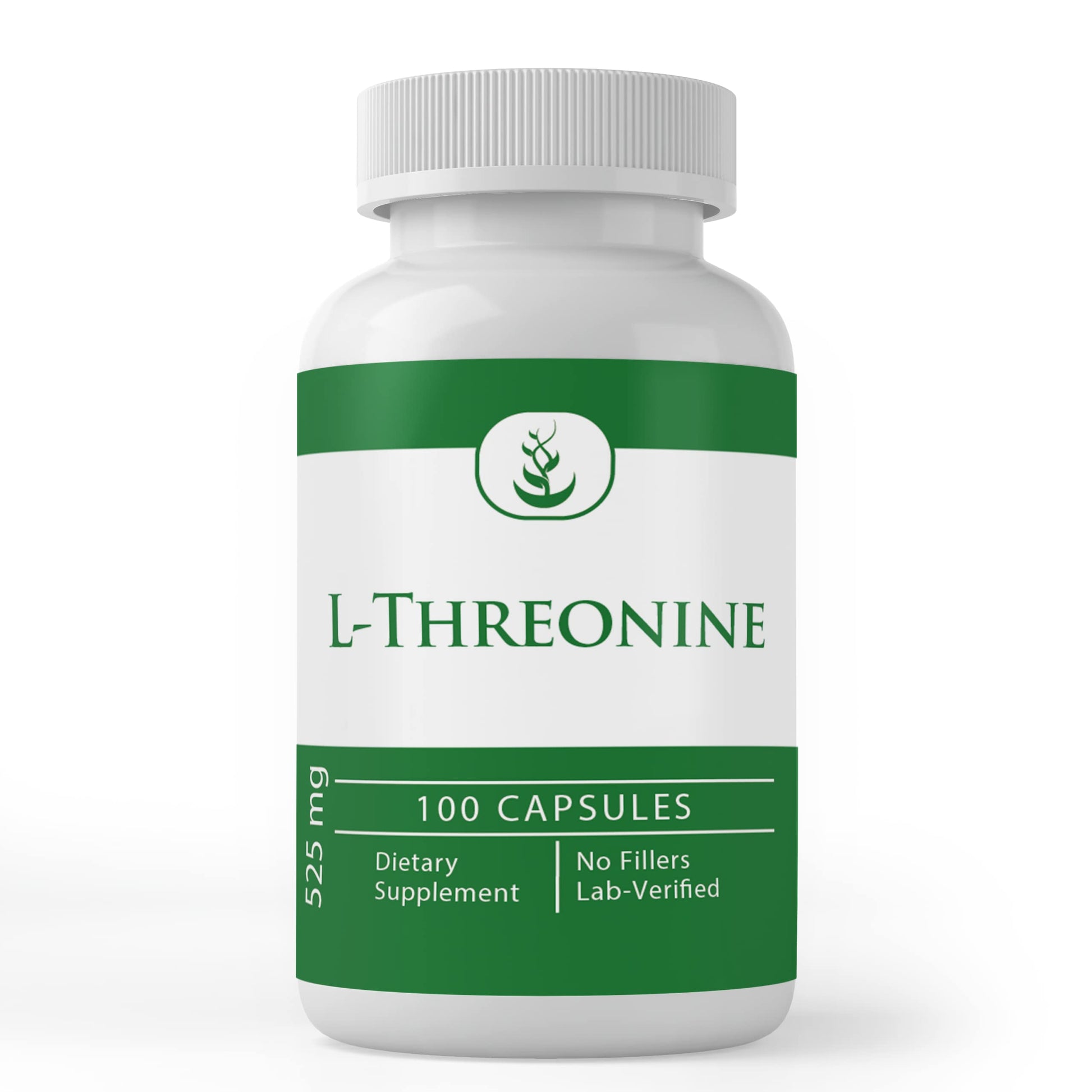 PURE ORIGINAL INGREDIENTS L-Threonine Capsules, 100 Capsules