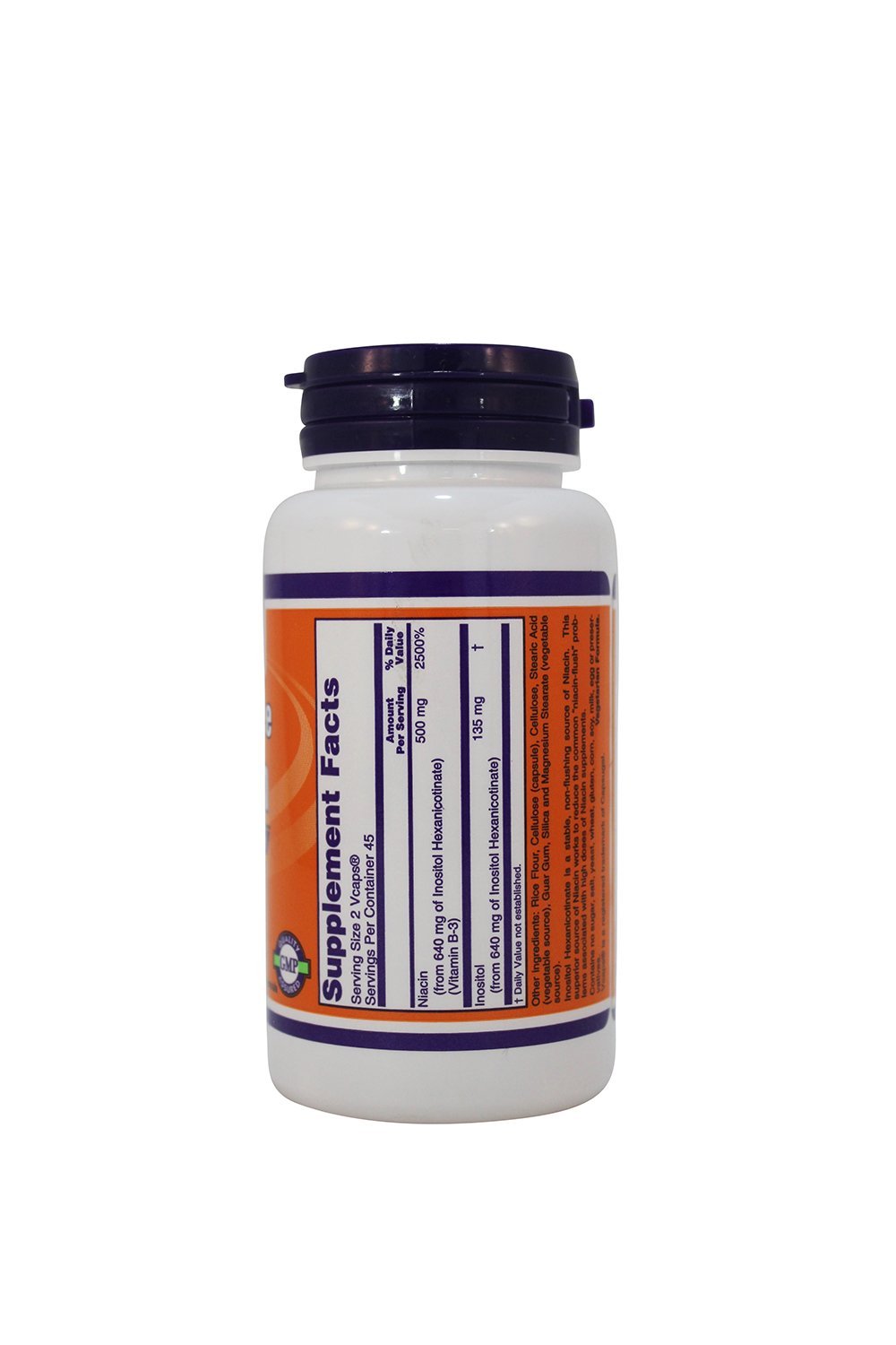 NOW Foods Flush-Free Niacin 90 Veg Capsules