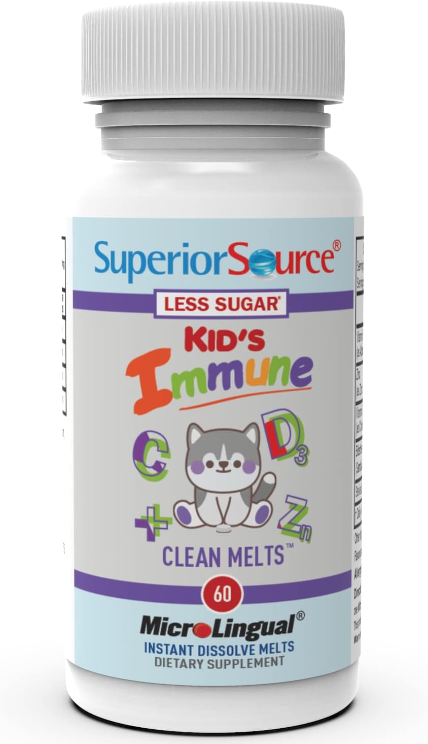 Superior Source Kid's Immune Clean Melts, 60 Tablets