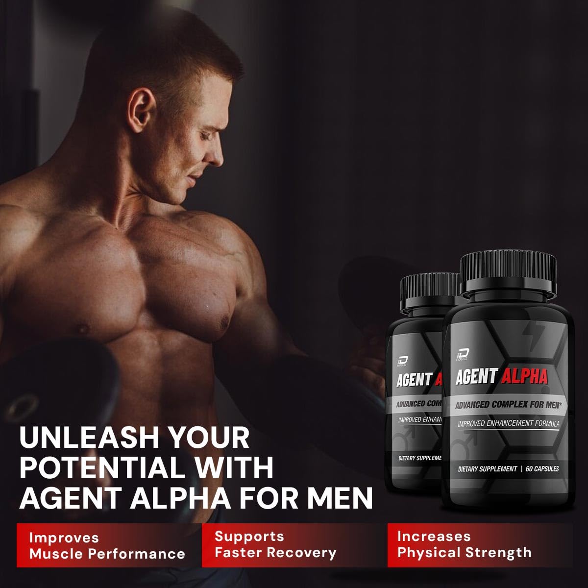 Indelo Agent Alpha for Men Capsules 120 Capsules
