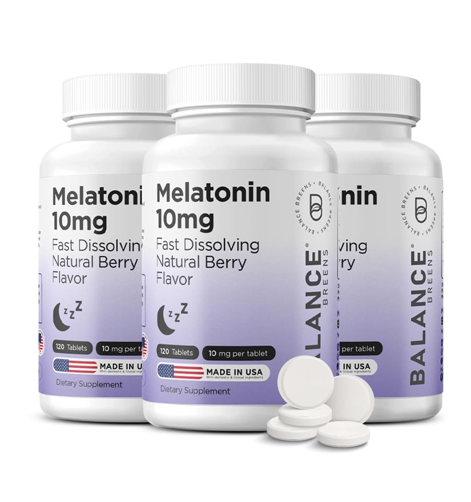 Balancebreens Melatonin 10mg Fast-Dissolve 360 Tablets