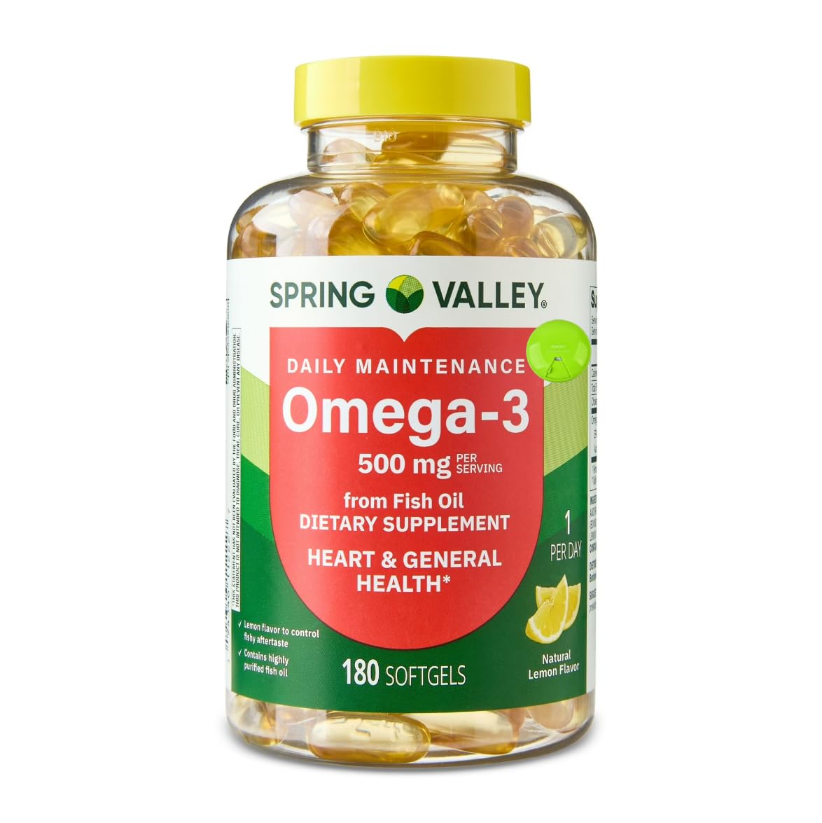 SUREFECT Omega-3 500 mg from Fish Oil Softgels 180 Count