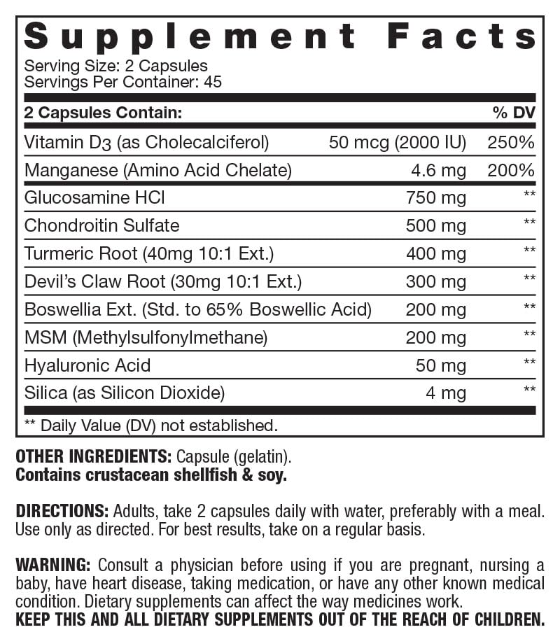 Fresh Start Joint Support Capsule, 90 Capsules